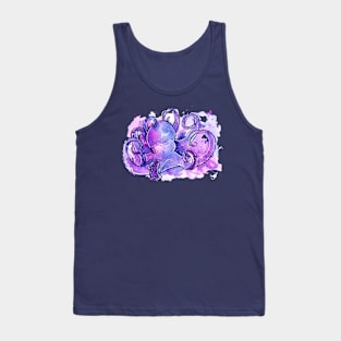 Watercolor Octopus - Purple Tank Top